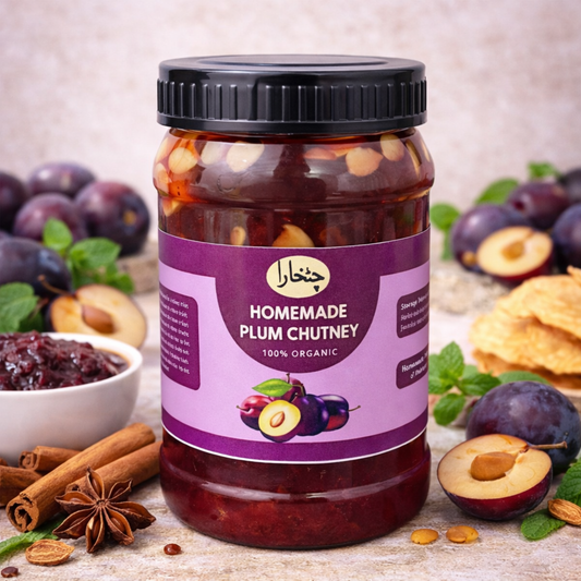 Plum Sauce ( Fresh Aloo Bukhara Chutney With Dry Fruits )